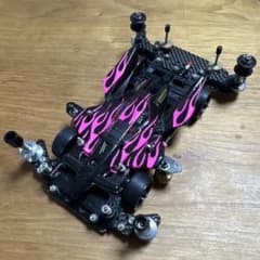 MSフレキ ウイニングバードミニ四駆 ピンク炎模様 - メルカリ