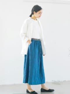 北欧、暮らしの道具店 こころが色めく、salviaとつくった刺繍スカート