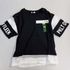 ピンクラテ M Tシャツ 黒と白メッシュのサムネイル