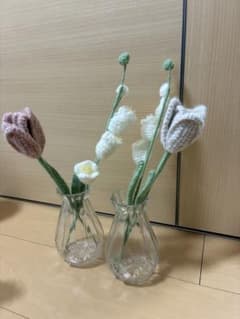 ウェルカムスペース　チューリップ、すずらん、花瓶付き 2点セットのサムネイル