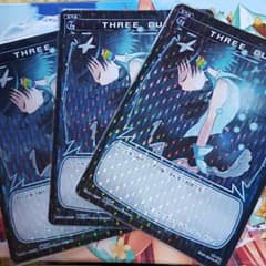 ウィクロス　THREE OUT　ホロ　３枚セットのサムネイル