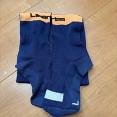 Liberta サッカーソックス Lサイズ ネイビー/オレンジのサムネイル
