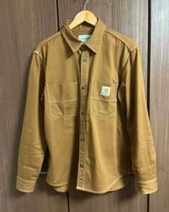 Carhartt  WIP (カーハート) チョークシャツジャケット　ブラウンのサムネイル