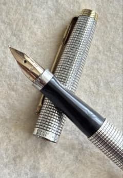 Parker 万年筆 Sterling Silver 14K本体 - メルカリ