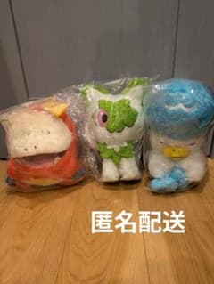 포켓몬 봉제인형 3체 냐오하 호게타 쿠와스