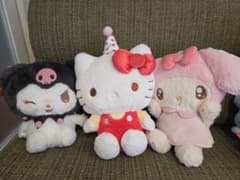 サンリオ ぬいぐるみ 3点セット ハローキティ クロミ マイメロディのサムネイル