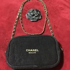 CHANEL BEAUTÉ ショルダーバッグ ブラックノベルティ - メルカリ