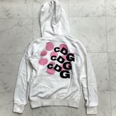 コムデギャルソンガール パーカー バックプリント Lサイズ - メルカリ