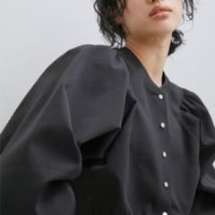 美品 ADAM ET ROPE' ダンボールカーディガン 黒 アダムエロペ - メルカリ