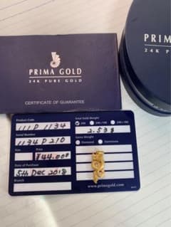 Prima gold 24kのサムネイル