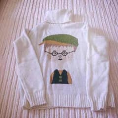のぞみかん様専用 男の子プリント タートルニットのサムネイル