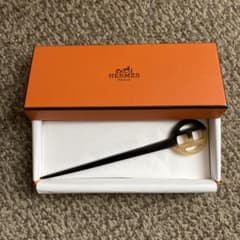 HERMESのかんざし未使用　値下げします。 HERMES かんざし 最終お値下げ‼️早い者勝ち‼️ - メルカリ