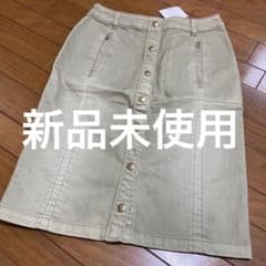 新品未使用 rue du vert タイトスカート カーキ 38 ウエスト64のサムネイル