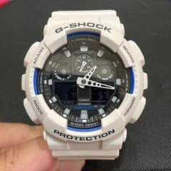 CASIO G-SHOCK GA-100B ホワイト腕時計のサムネイル