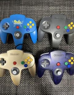 Nintendo64 任天堂64 64 限定コントローラー4点セットのサムネイル