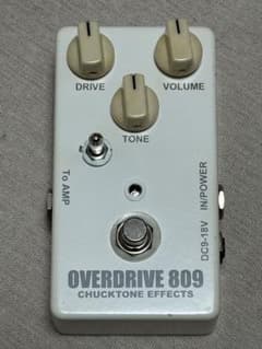 中古 CHUCKTONE EFFECTS OVERDRIVE 809 中古 CHUCKTONE EFFECTS OVERDRIVE 809 - メルカリ