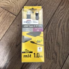 ELECOM USB Type-Cケーブル USB3-AC10BK 1.0mのサムネイル