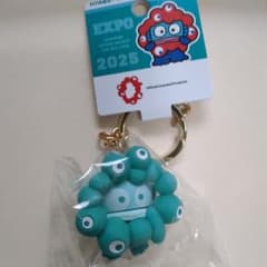 EXPO 2025 ミャクミャクサンリオ押しカラー立体キーホルダー