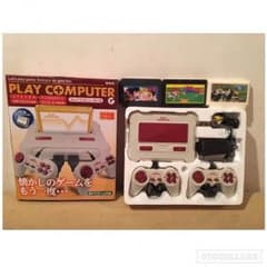 PLAY COMPUTER Gとファミコンカセット3つのサムネイル