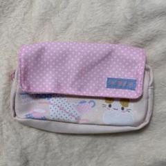 ましゅまろみたいなふわふわにゃんこ コインケース ポーチ マシュマロみたいなふわふわにゃんこ フェイス形ポーチ