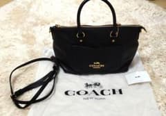 COACH　コーチ　ショルダーバッグ　黒　ブラックのサムネイル