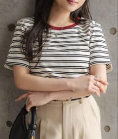ボーダー リンガーTシャツのサムネイル