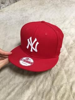 ニューエラ ヤンキース キャップ  スナップバック 赤のサムネイル