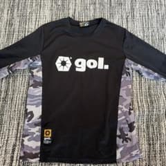 gol. 長袖プラクティスシャツ ブラック カモフラ - 5