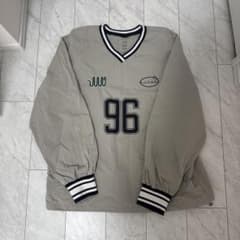 NIEEH ニヒ アノラック スウェット ナイロン ネイビー ジェニ着用 韓国 