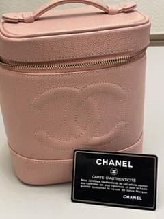 希少》CHANEL ピンク バニティ ハンドバッグ - メルカリ
