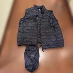 ユニクロ　ウルトラライトダウン　ベスト　ポーチ付き　 XXLブラック　超美品‼️