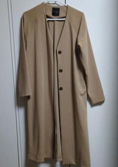 URBAN RESEARCH ROSSO ノーカラーコート ベージュ 36 - メルカリ