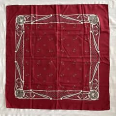 GUCCI シルク スカーフ GGロゴ ホースビット 馬具 オールド グッチ