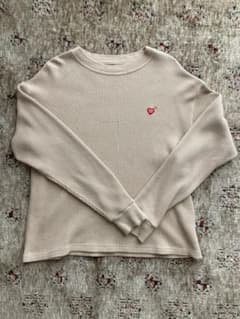 HUMAN MADE ロンT ワッフル Lサイズ ベージュのサムネイル