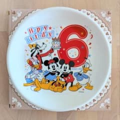 ディズニー バースデープレート 6歳 お誕生日 飾り 新品のサムネイル