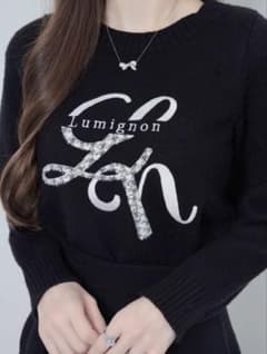 Lumignon Lumi logo houndstooth knit ブラック - メルカリ