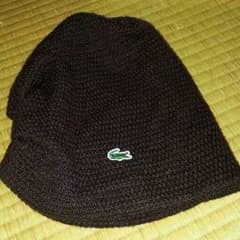 【美品】LACOSTE  ラコステニット帽のサムネイル