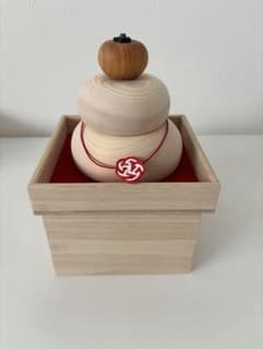 【高級木曽桧】木製 鏡餅セット お正月飾り 縁起物 迎春 インテリアのサムネイル