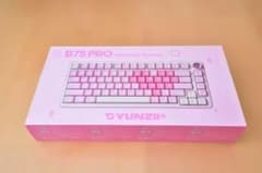 【新品・未開封】YUNZII 「B75 Pro」ピンク メカニカルキーボードのサムネイル