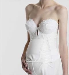 【bridal bloom】マタニティビスチェ オフホワイト　D70のサムネイル