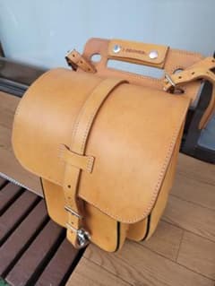 DEGNERデグナー レザーサドルバッグ 中古良品！のサムネイル
