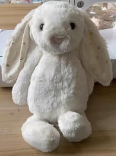 Jellycat うさぎ ぬいぐるみ ホワイト 星柄のサムネイル