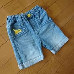 デニムハーフパンツ  ピカチュウ 80のサムネイル