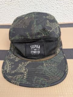 SUPRA ペイズリー柄 ジェットキャップ