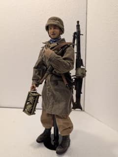 1/6 ドイツ降下猟兵　ミリタリーフィギュア MG ドラムマガジン　付き 1/6 ドイツ降下猟兵 ミリタリーフィギュア MG ドラムマガジン 付き