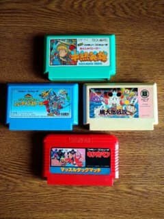 FC ファミコンソフト 4本セット(無水エタノール端子清掃済) - メルカリ