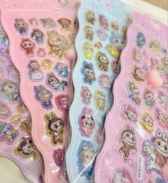大人気　おしりシール　ラブブ　LABUBU 4枚セットのサムネイル