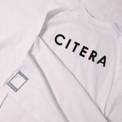 【専用】CITERA　バックロゴクルーネックロングTシャツ　ホワイトのサムネイル