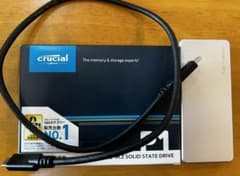 crucial NVMe M.2 SSD P1 1TB 外付けケース付のサムネイル