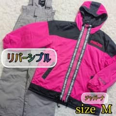 ジャパーナ✨M】スキー スノー ウェア セットアップ 上下 リバーシブル